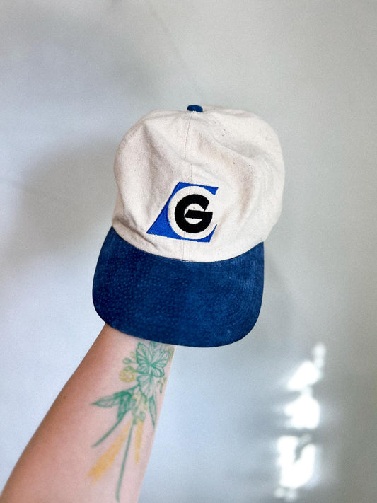 Vintage "G" Suede Baseball Cap