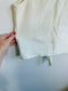 Madewell "Texture & Thread Tie-Front Tank Top" in White (Size S)