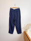 Babaton Pinstriped "Modesto Trousers in Navy/White" (Size 6)