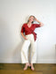 Gap "Low Stride Jeans in White" (Size 32)