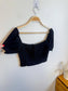 Wilfred Presley Ruched Crop Top in Black (Size M)