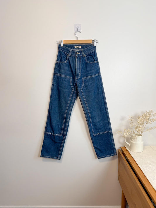 Rudy Jude Slow Fashion Utility Jeans in Dark Wash (Size 0)