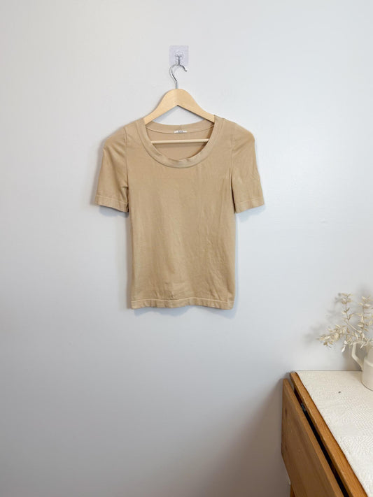 Wolford T-Shirt in Gold (Size S)