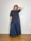 Full Maxi Skirt in Navy (Size L)
