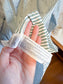 Abercrombie & Fitch Shirt Dress in Green/White Stripe NWT (Size M Tall)