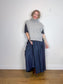Full Maxi Skirt in Navy (Size L)