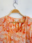 Part Two Popsy Blouse in Orange Floral (Size S)