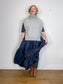 Full Maxi Skirt in Navy (Size L)