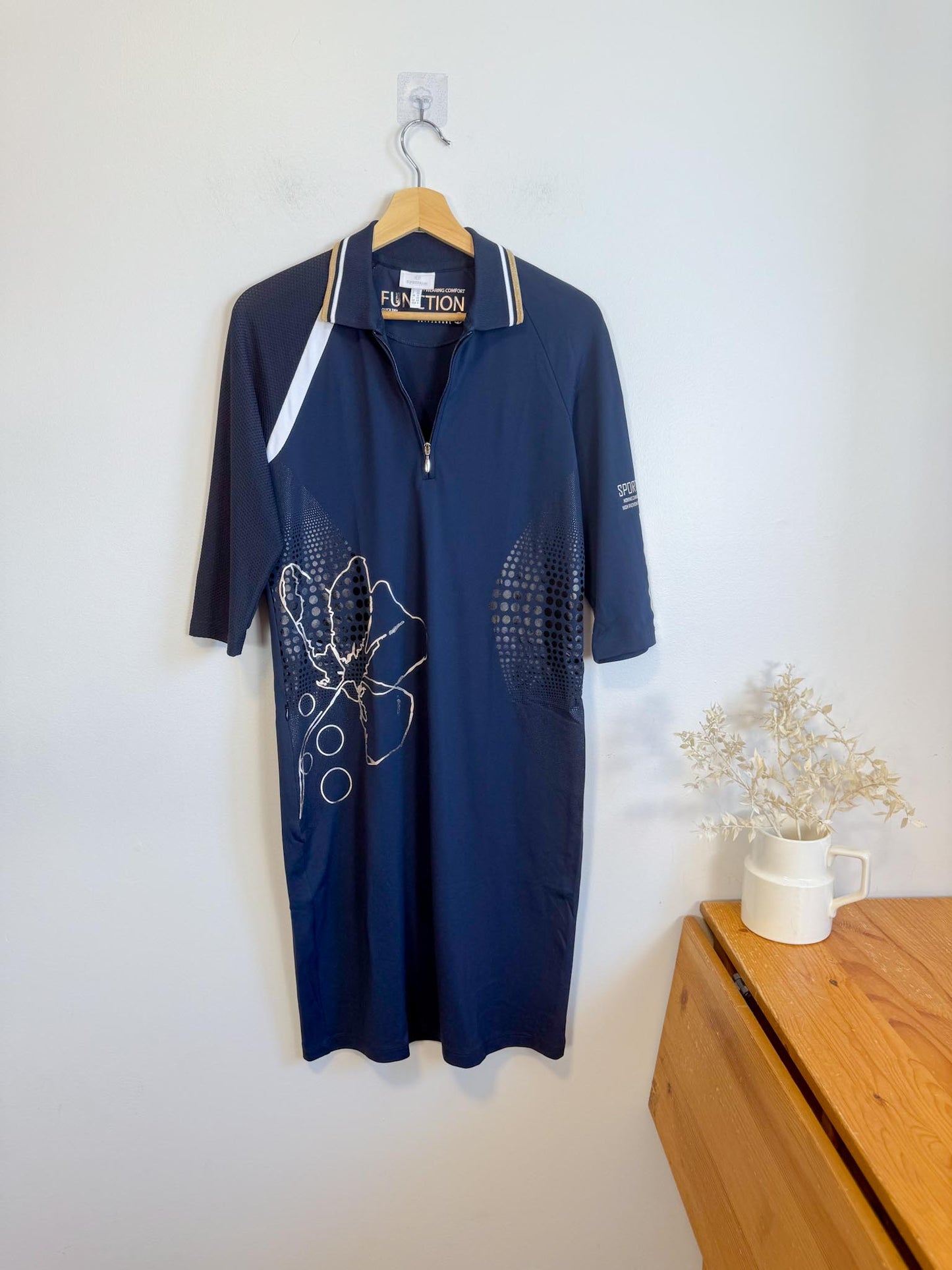 Sportalm Olena Deep Water 36 Dress (Size S/M)