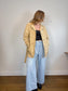 Vintage Emporio Collection by E.A. Faux Suede Wrap Jacket in Beige (Size M)