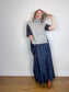 Full Maxi Skirt in Navy (Size L)