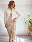 Laurel Designer White Linen Blazer (Size S)