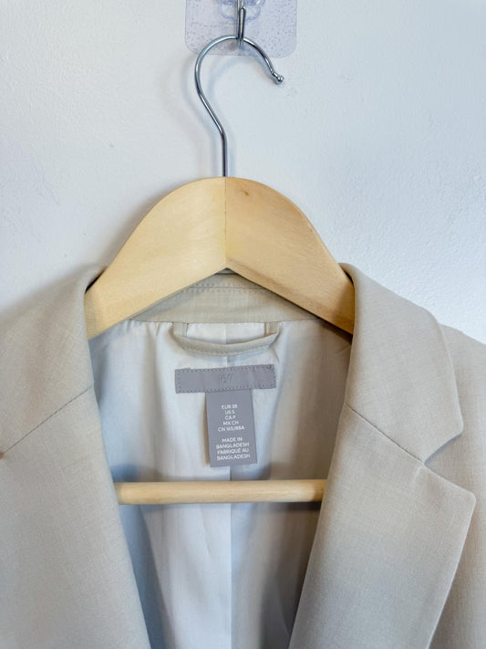 H&M Neutral Blazer (Size S)