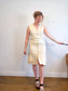 Vintage Neutral Textured Beach Cover Up (Size M)