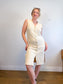 Vintage Neutral Textured Beach Cover Up (Size M)