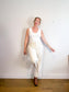 Gap "Low Stride Jeans in White" (Size 32)