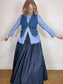By Malene Birger Designer "Brigitta Blouse in Blue/White Stripe" (Size M)