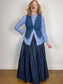 Full Maxi Skirt in Navy (Size L)