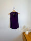 Iris Setlakwe "Matte jersey sleeveless pleated v-neck top in Berry" (Size M)