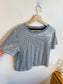 Sanctuary "Short-Sleeve Houndstooth Sequin Top" (Size S/M)