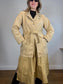 Vintage Emporio Collection by E.A. Faux Suede Wrap Jacket in Beige (Size M)