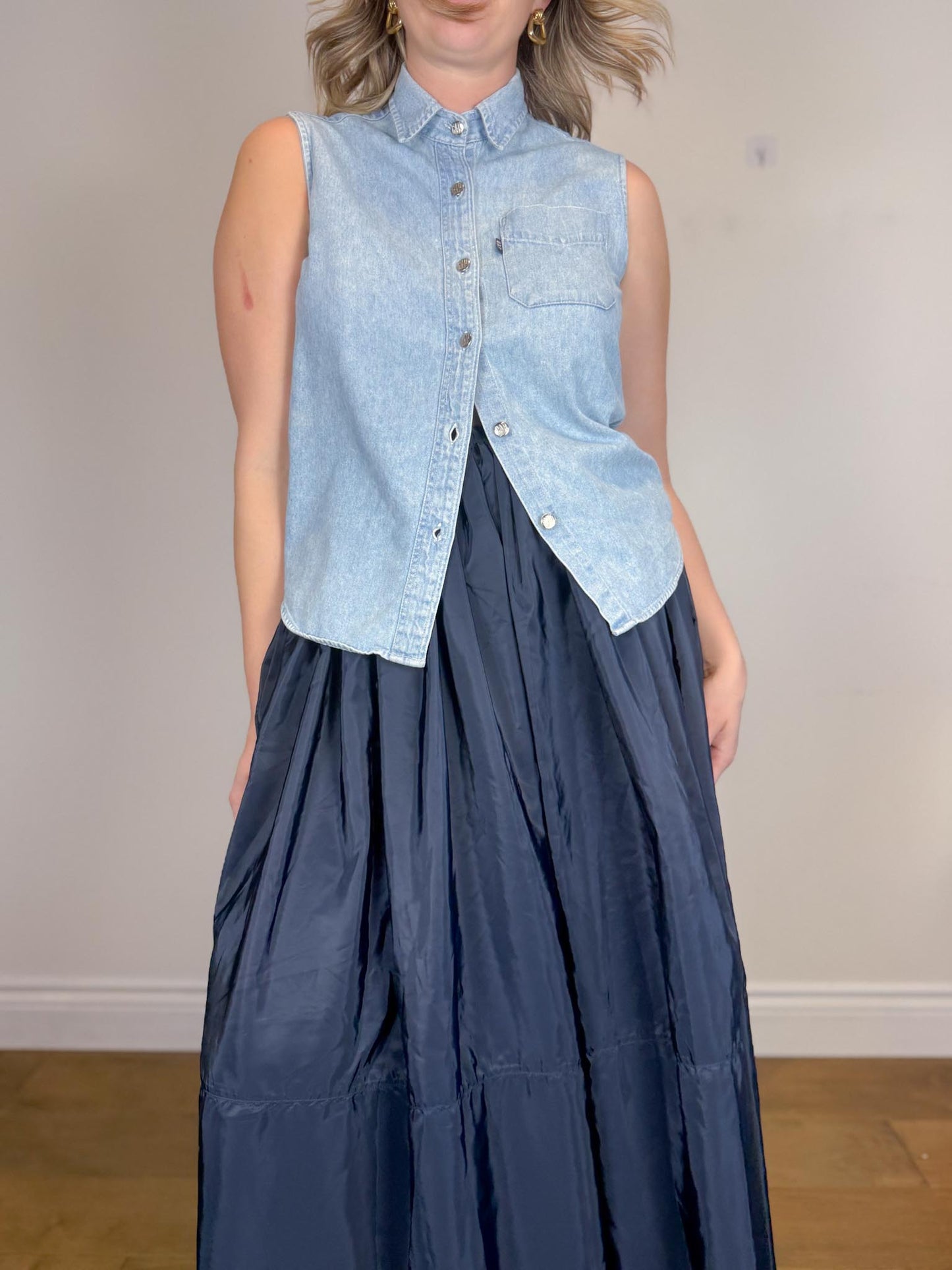 Vintage Gap Denim Sleeveless Top (Size M)