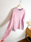 Vineyard Vines Wool & Cashmere Cable Knit Sweater in Pink (Size L/XL)