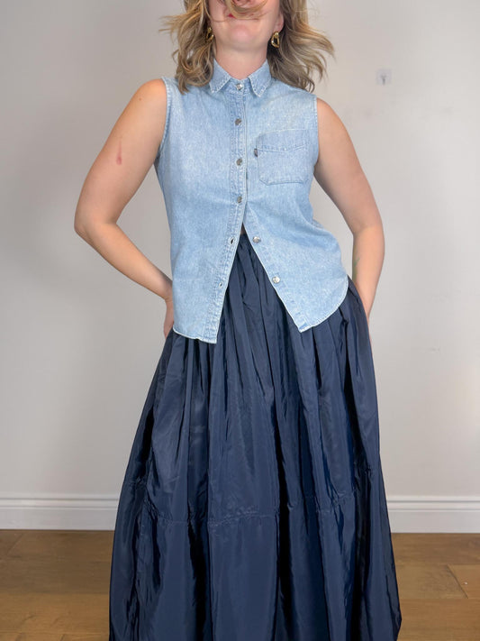 Vintage Gap Denim Sleeveless Top (Size M)