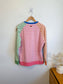 WANAKOME "Panna Multi-Stripe Sweatshirt" (Size S/M)