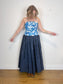 Full Maxi Skirt in Navy (Size L)