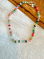 Stephanie Marie Jewelry "Colourful Beaded Paperclip Necklace"