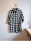 Barbour "Lunan Dress in Navy/Yellow Plaid" SOLD AS IS (Size L)