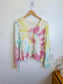 Lisa Todd Tie Dye V-Neck Sweater (Size S/M)