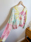 Lisa Todd Tie Dye V-Neck Sweater (Size S/M)