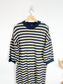 MSCH Copenhagen "Wagna 3/4 Striped Wool Dress" (Size L/XL)