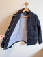 J.Crew Quilted Navy Chore Coat with Corduroy Collar (Size XS)