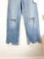 7 For All Mankind "Scout Wanderlust Jeans In Blue" NWT (Size 25)