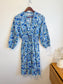 Part Two "SabrinnaPW Floral Dress in Blue/White" (Size M)