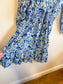 Part Two "SabrinnaPW Floral Dress in Blue/White" (Size M)