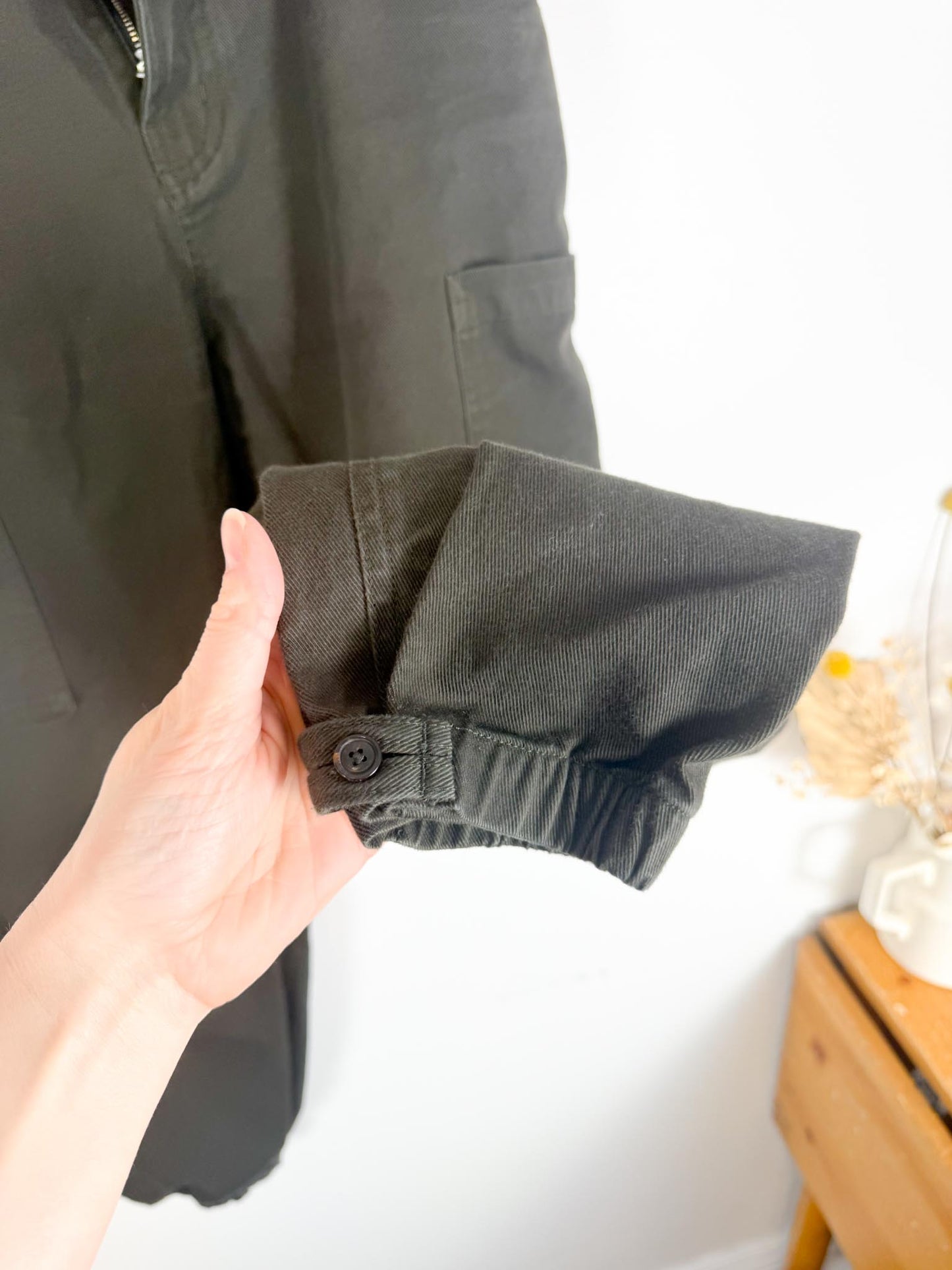 KOTN Slow Fashion Green Khaki Trousers (Size 27)