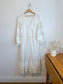 Velvet by Graham & Spencer White Eyelet Maxi Dress (Size M)