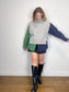 Vintage 90s Tommy Hilfiger Colour Block Button Down (Size L)