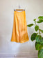 Tangerine Satin Wide Leg Pants (Size S)