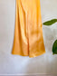 Tangerine Satin Wide Leg Pants (Size S)