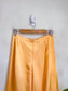 Tangerine Satin Wide Leg Pants (Size S)