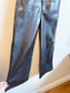 Enza Costa Faux Leather Wide Leg Pants (Size XS)