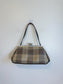 Karen Wilson Grey Plaid Handbag