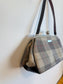 Karen Wilson Grey Plaid Handbag