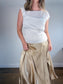 REISS Satin Top in White NWT (Size 8)