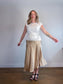 REISS Satin Top in White NWT (Size 8)